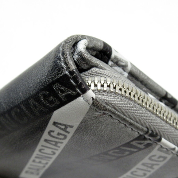 Balenciaga Leather Bifold Wallet Grey - Picture 4 of 10